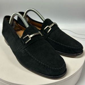 Mezlan Vero Cuoio Black Sued shoes size 9D